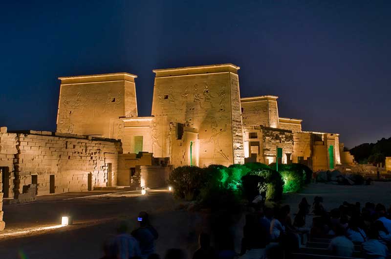 Sound and Light Show at Philae Temple